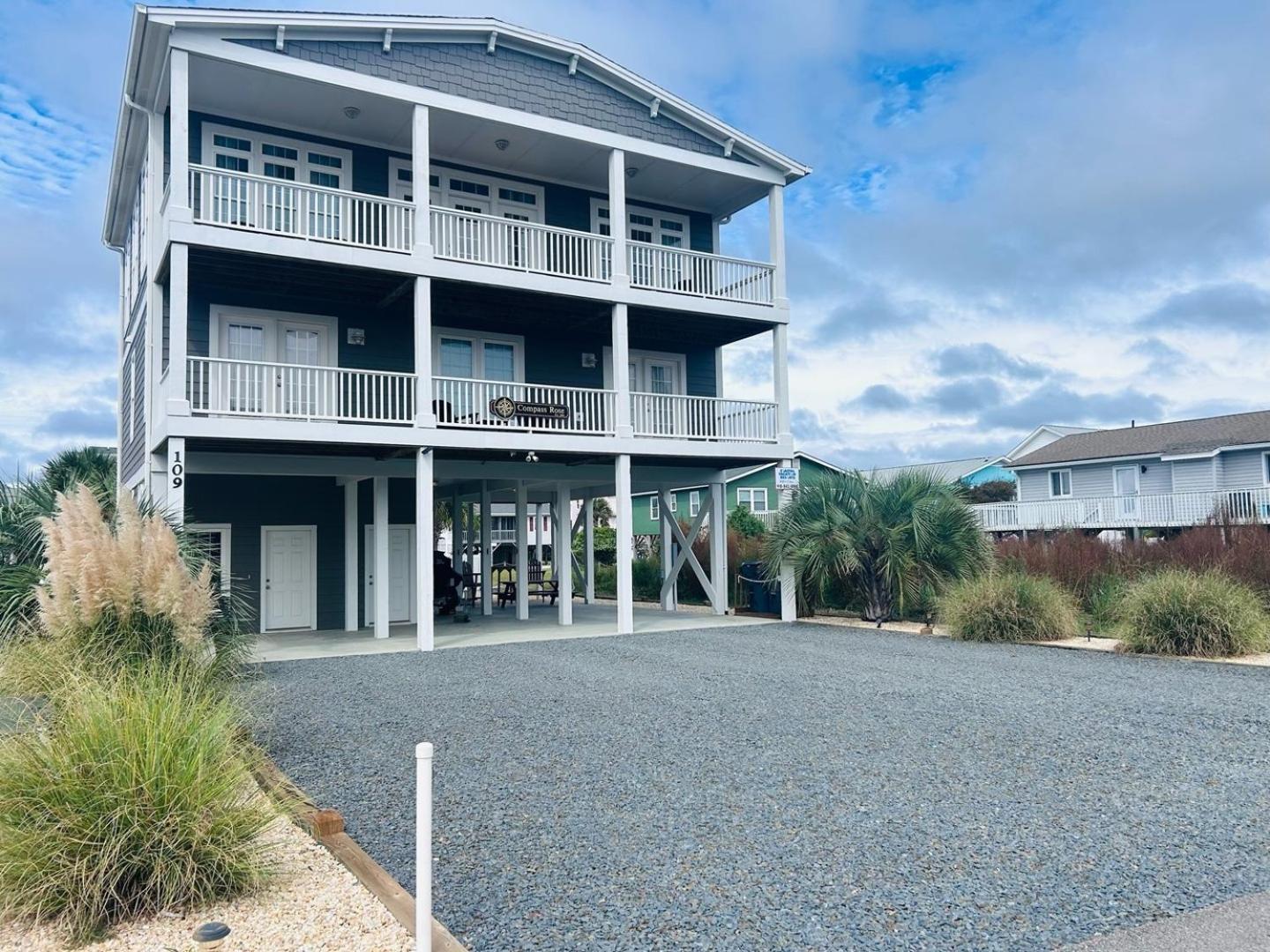 Compass Rose Villa Holden Beach Exterior photo